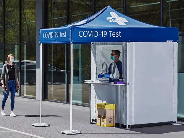 Testzelt für Coronavirus
